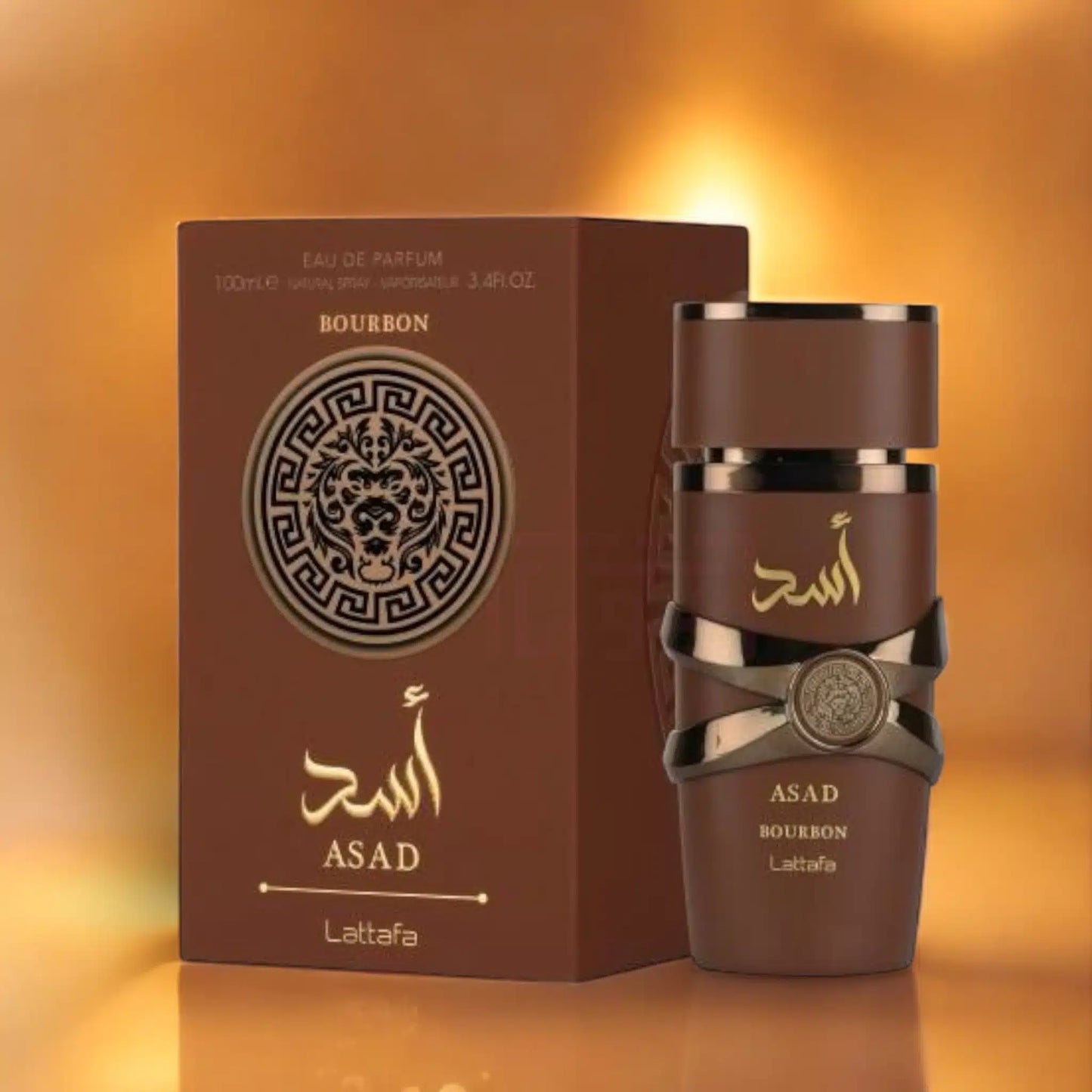 Lattafa Asad Bourbon Eau De Parfum – 100ml Long Lasting Arabic Perfume for Men