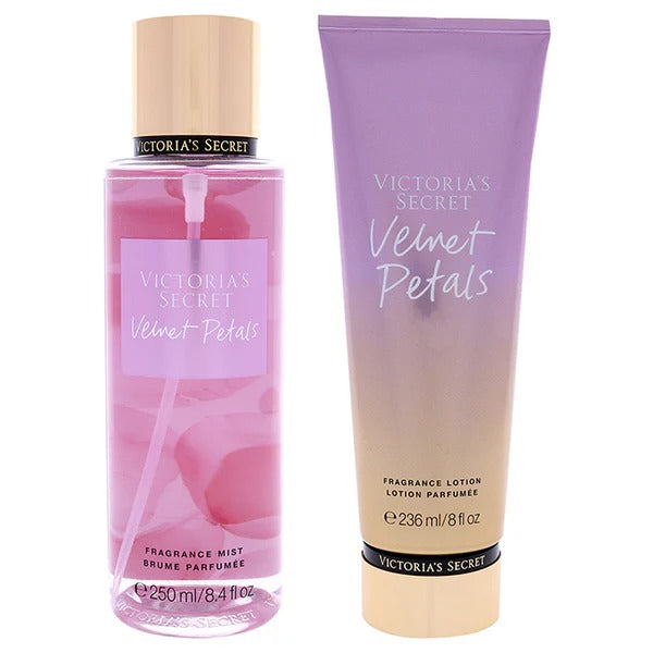 Victoria's Secret Velvet Petals Fragrance Mist Body Lotion 236ML PACK OF 2