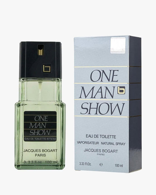 Jacques Bogart One Man Show For Men 3.4 Oz Eau De Toilette Edt Spray - Woody Aromatic 100ml