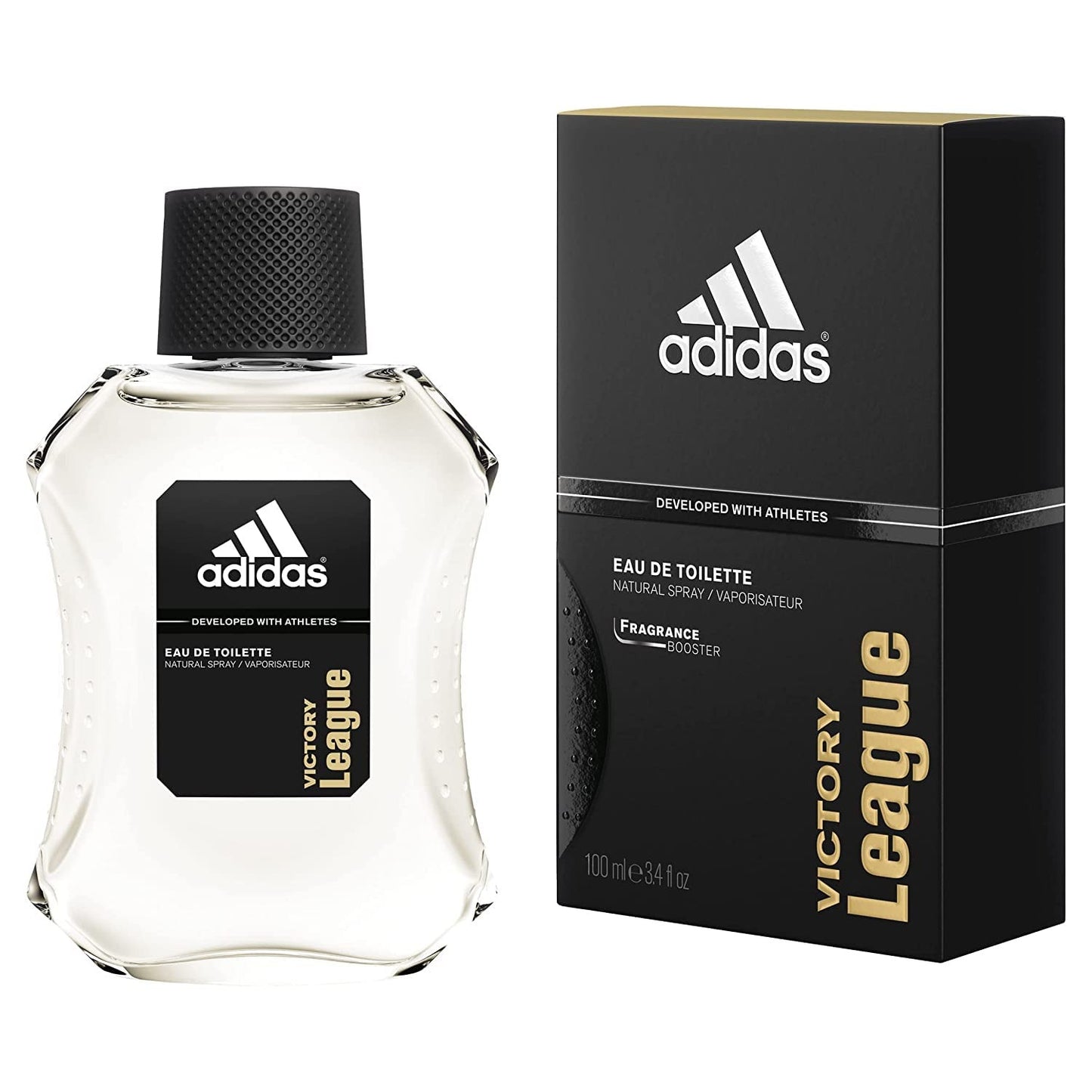 Adidas Victory League Eau De Toilette Natural Spray Vaporisateur For Men, 100ml