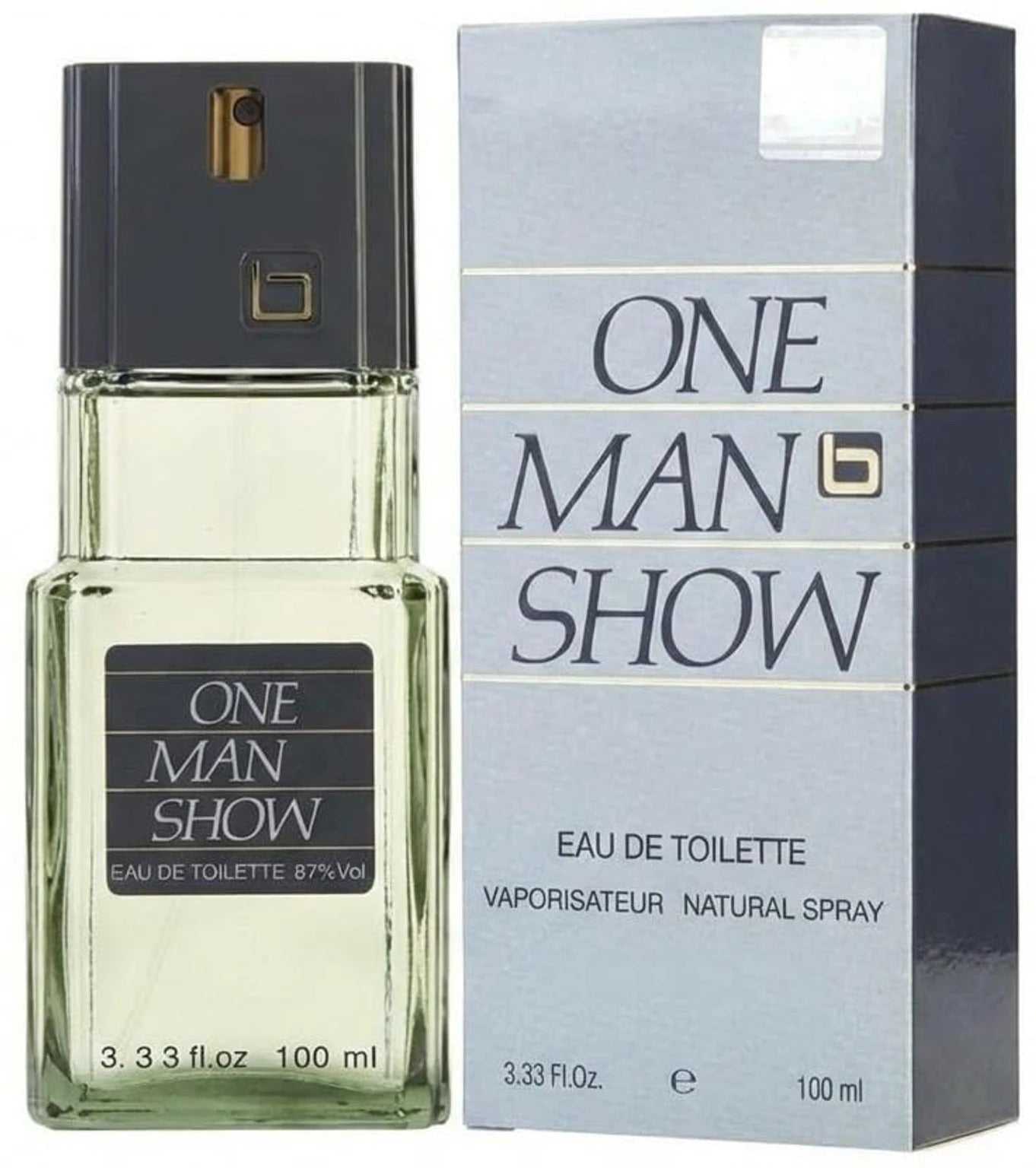 One Man Show For Men 3.4 Oz Eau De Toilette Edt 100ml Spray - Woody Aromatic