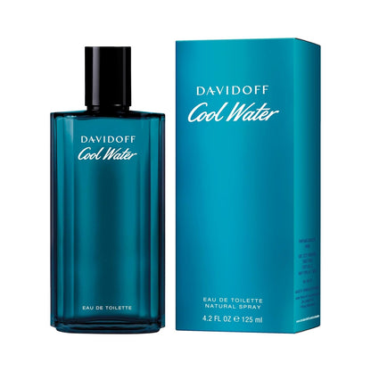 Davidoff Cool Water For Men, Eau De Toilette Spray, Fresh Scent, 125ml