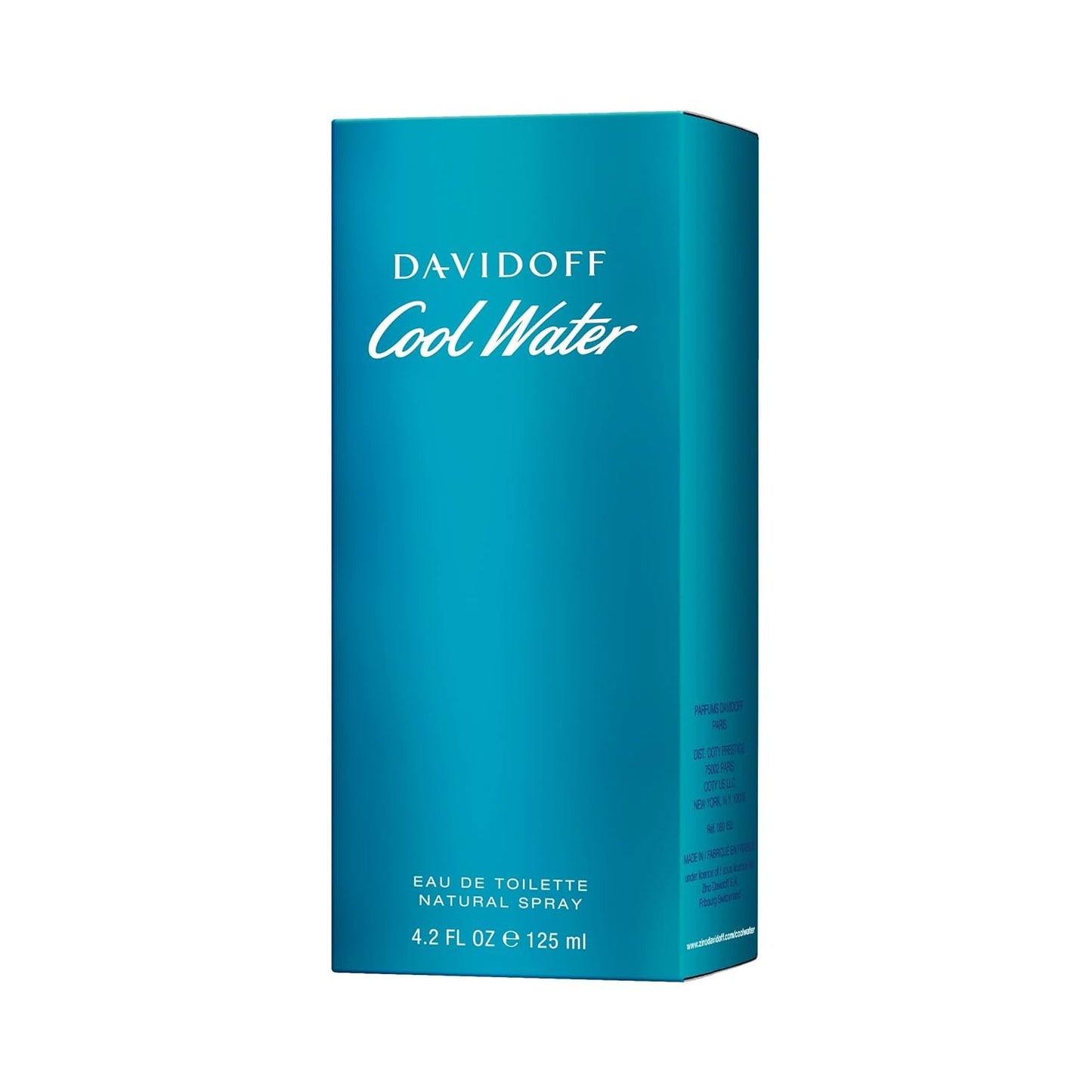 Davidoff Cool Water For Men, Eau De Toilette Spray, Fresh Scent, 125ml